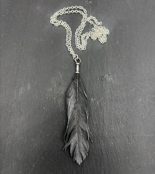 Feather pendant