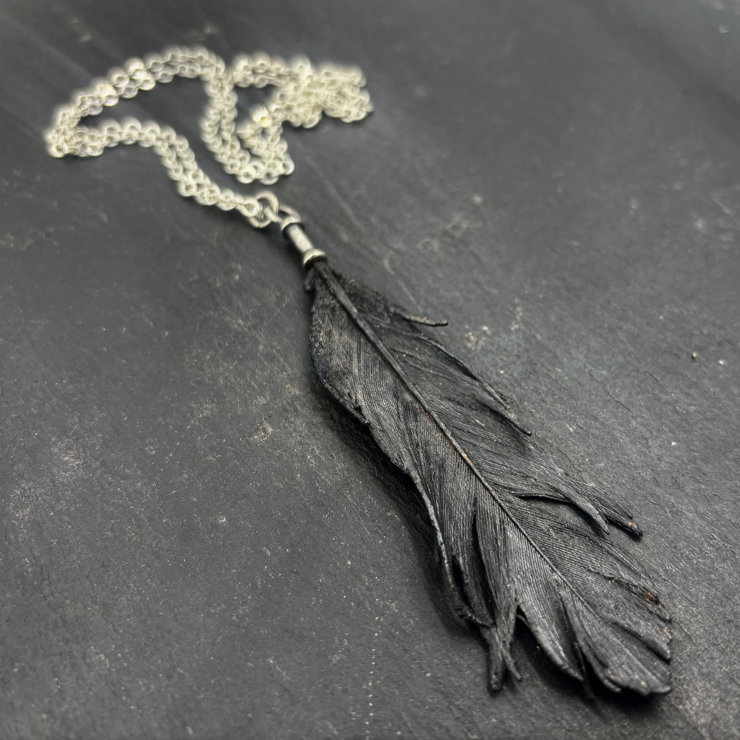 Feather pendant