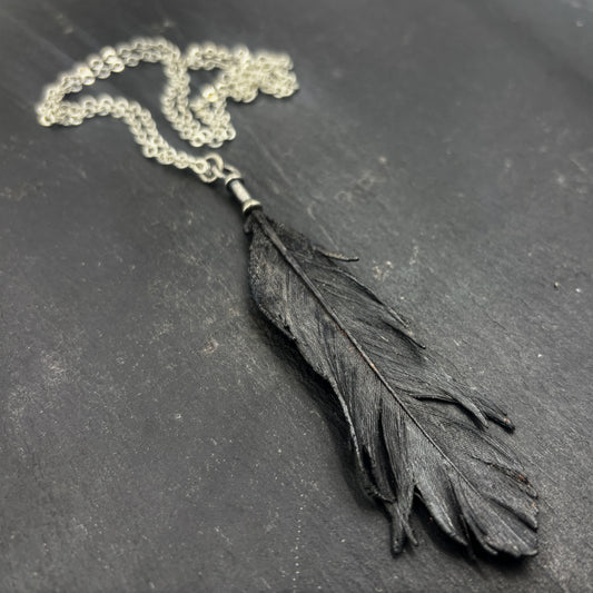 Feather pendant