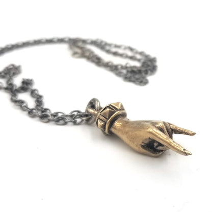 Bronze Jinx Pendant