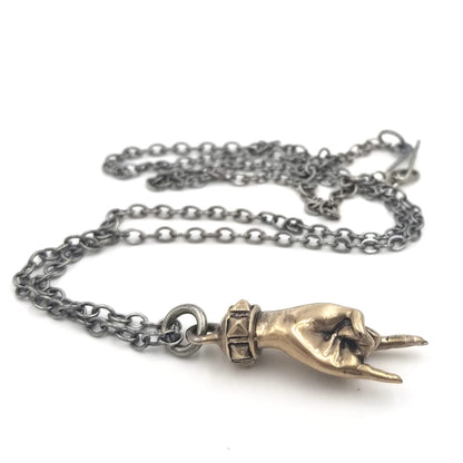Bronze Jinx Pendant