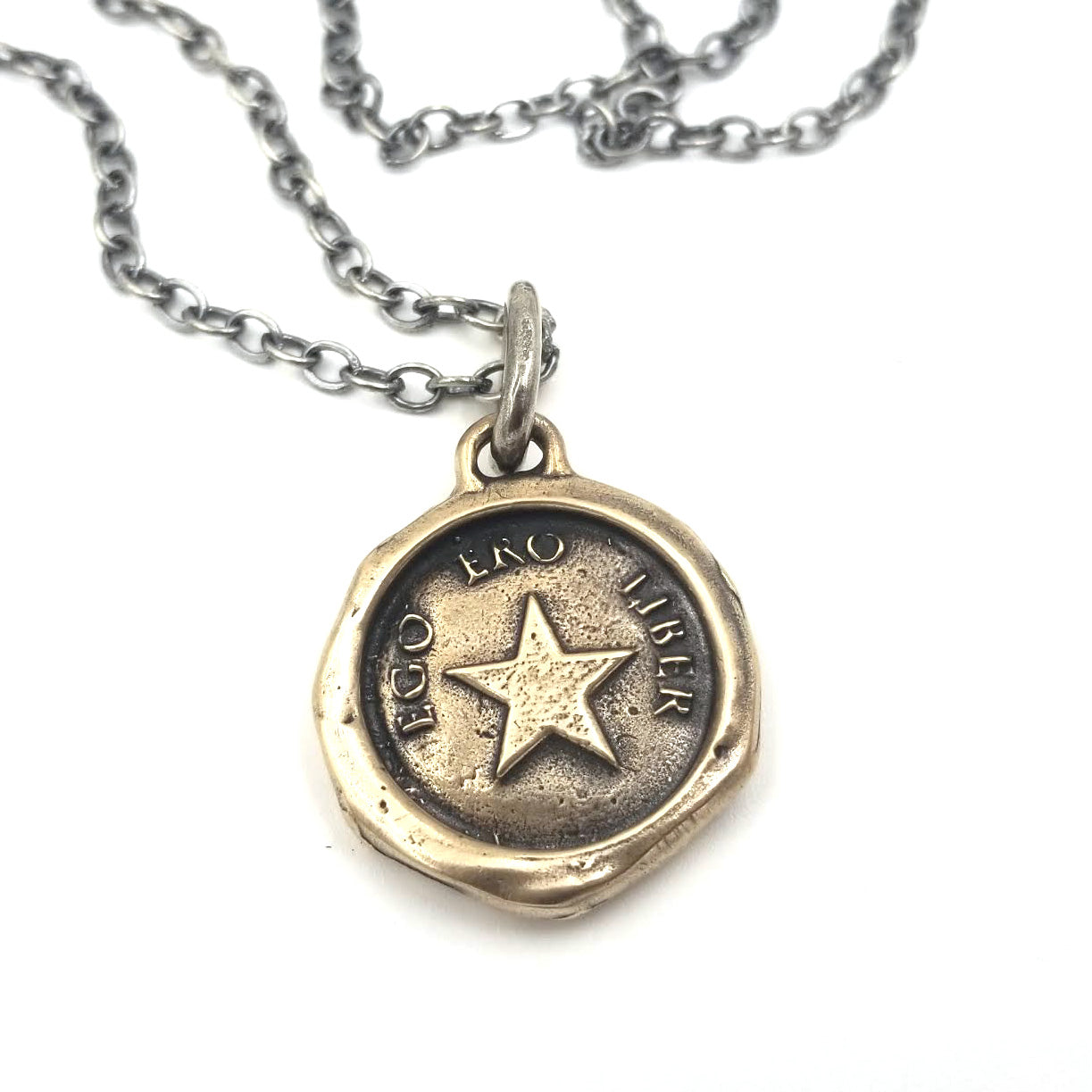 Bronze Lazarus Pendant