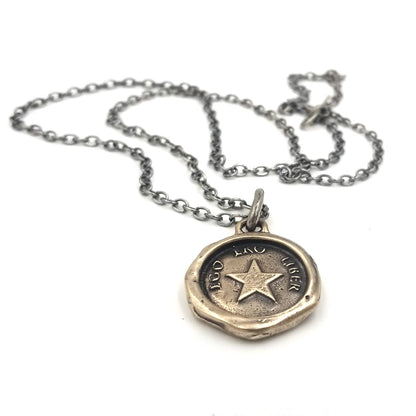 Bronze Lazarus Pendant